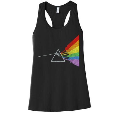 Retro Rainbow Guitars Women's Racerback Tank