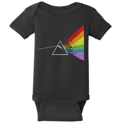 Retro Rainbow Guitars Baby Bodysuit