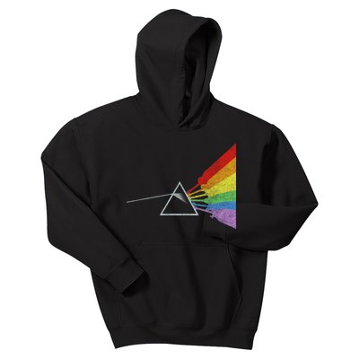 Retro Rainbow Guitars Kids Hoodie