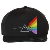 Retro Rainbow Guitars Wool Snapback Cap