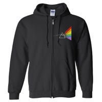 Retro Rainbow Guitars Full Zip Hoodie