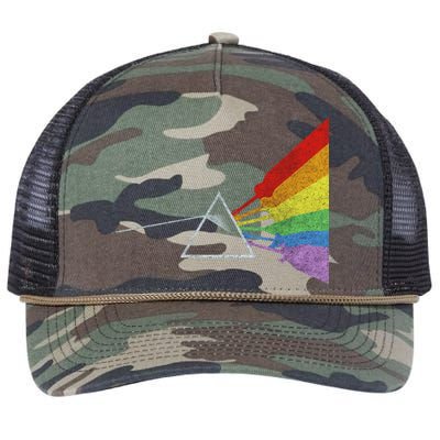 Retro Rainbow Guitars Retro Rope Trucker Hat Cap