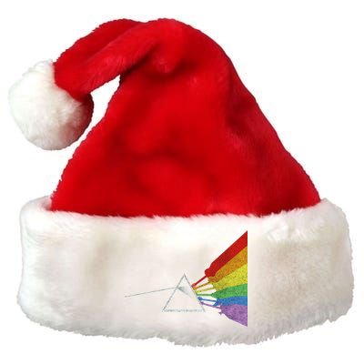 Retro Rainbow Guitars Premium Christmas Santa Hat