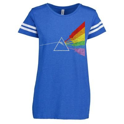 Retro Rainbow Guitars Enza Ladies Jersey Football T-Shirt