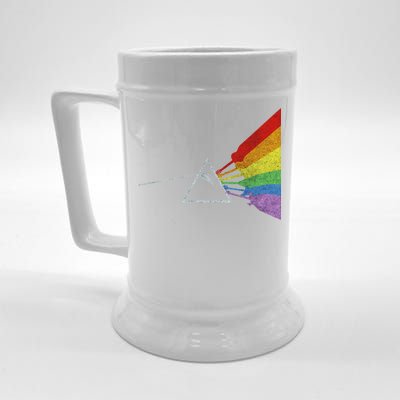 Retro Rainbow Guitars Beer Stein