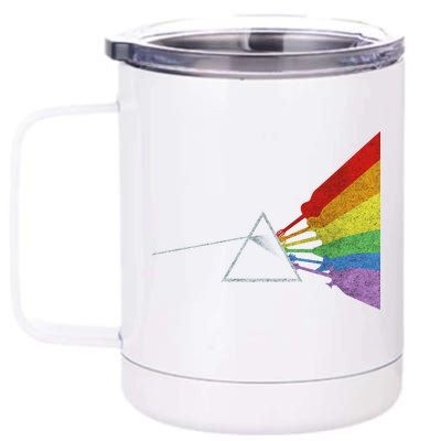 Retro Rainbow Guitars 12 oz Stainless Steel Tumbler Cup