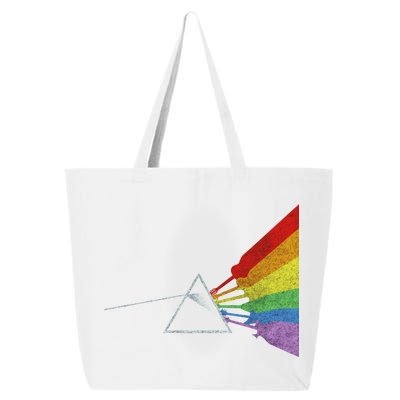 Retro Rainbow Guitars 25L Jumbo Tote