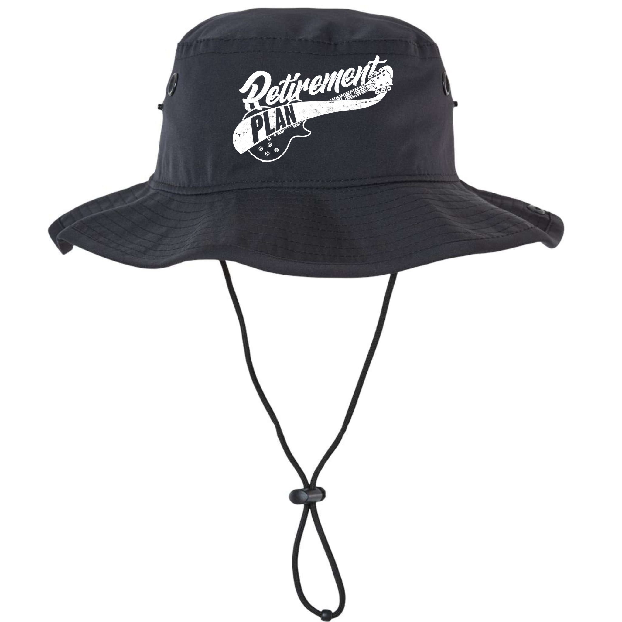 Retro Retirement Plan Guitar Bucket Hat