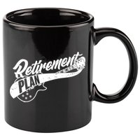 Retro Retirement Plan Guitar 11oz C Handle Ceramic Mug
