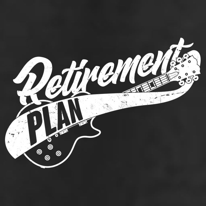 Retro Retirement Plan Guitar 11oz C Handle Ceramic Mug