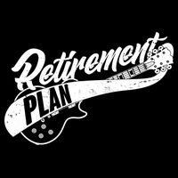 Retro Retirement Plan Guitar Drawstring Bag