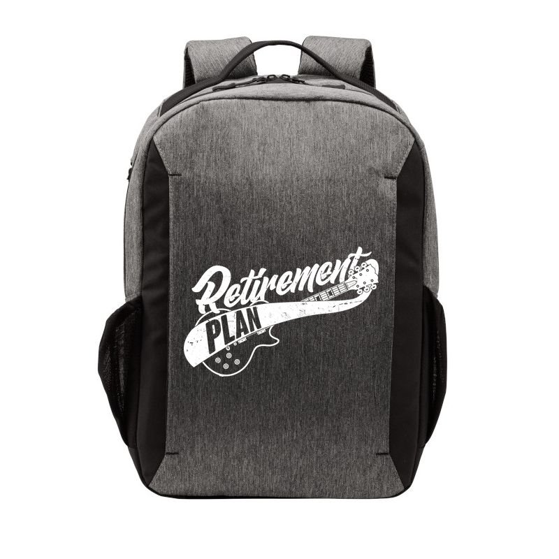 Retro Retirement Plan Guitar Vector Backpack
