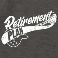 Retro Retirement Plan Guitar Vector Backpack