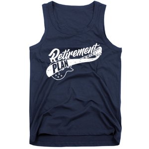 Retro Retirement Plan Guitar Tank Top