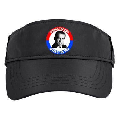 Retro Richard Nixon Nixon's The One Presidential Campaign Adult Drive Performance Visor