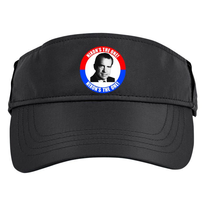 Retro Richard Nixon Nixon's The One Presidential Campaign Adult Drive Performance Visor