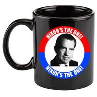 Retro Richard Nixon Nixon's The One Presidential Campaign 11oz C Handle Ceramic Mug
