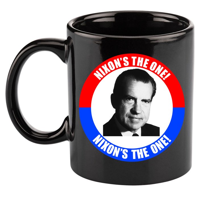 Retro Richard Nixon Nixon's The One Presidential Campaign 11oz C Handle Ceramic Mug