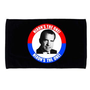 Retro Richard Nixon Nixon's The One Presidential Campaign Microfiber Hand Towel