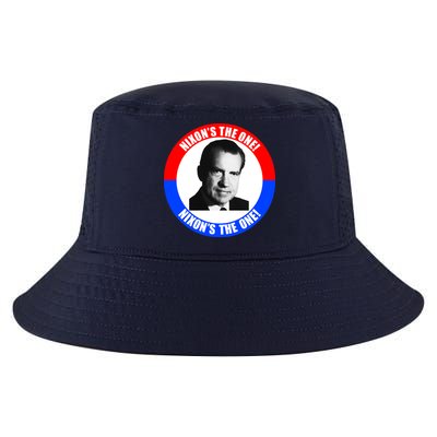 Retro Richard Nixon Nixon's The One Presidential Campaign Cool Comfort Performance Bucket Hat
