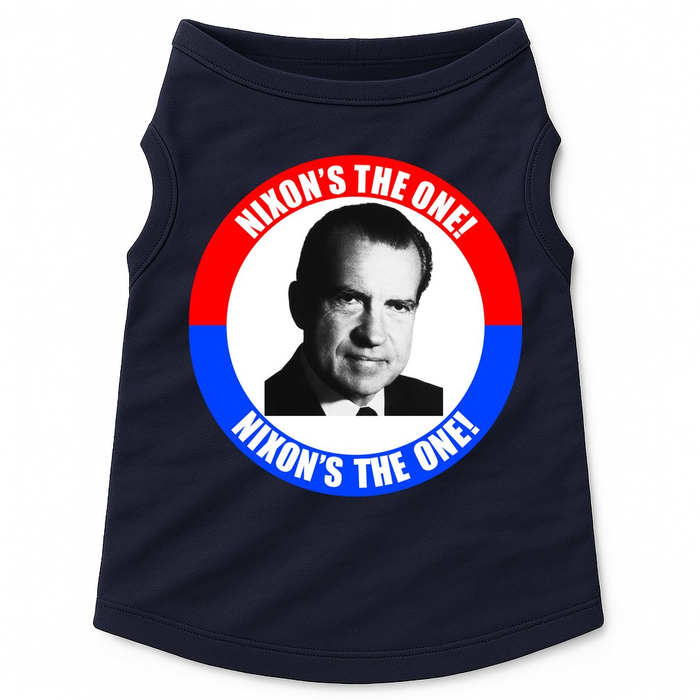 Retro Richard Nixon Nixon's The One Presidential Campaign Doggie Tank