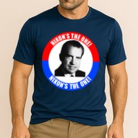 Retro Richard Nixon Nixon's The One Presidential Campaign Cooling Performance Crew T-Shirt