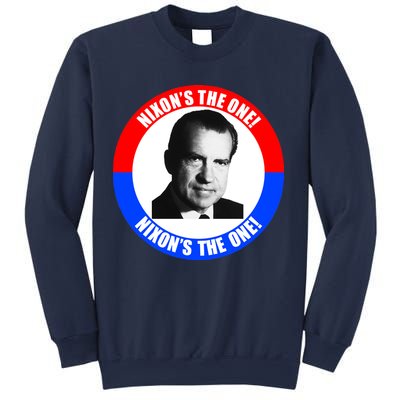 Retro Richard Nixon Nixon's The One Presidential Campaign Sweatshirt