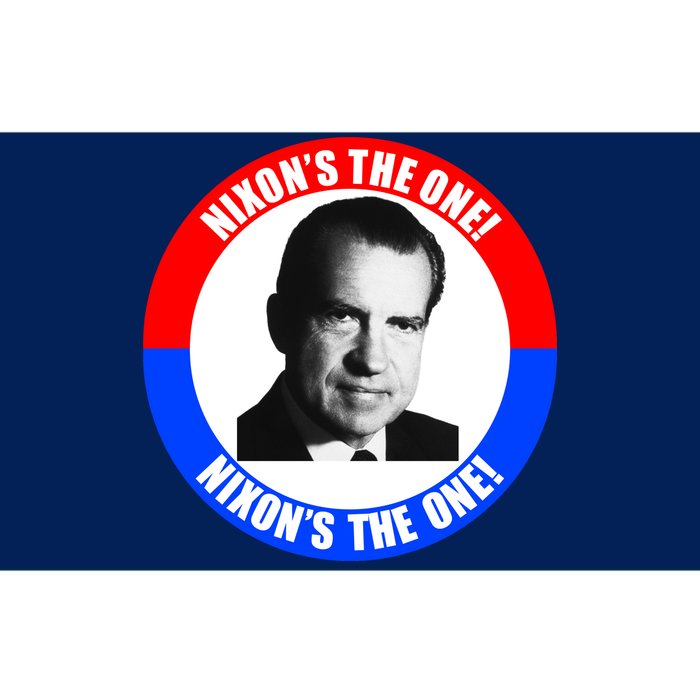 Retro Richard Nixon Nixon's The One Presidential Campaign Bumper Sticker