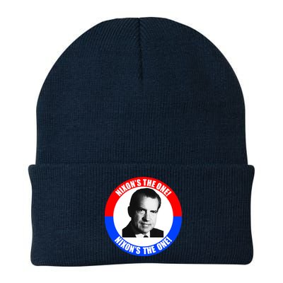 Retro Richard Nixon Nixon's The One Presidential Campaign Beanie
