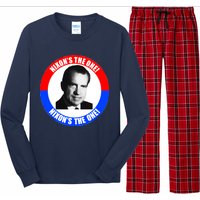 Retro Richard Nixon Nixon's The One Presidential Campaign Long Sleeve Pajama Set