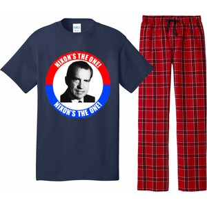 Retro Richard Nixon Nixon's The One Presidential Campaign Pajama Set