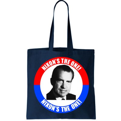 Retro Richard Nixon Nixon's The One Presidential Campaign Bag