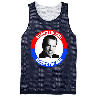 Retro Richard Nixon Nixon's The One Presidential Campaign Mesh Reversible Basketball Jersey Tank
