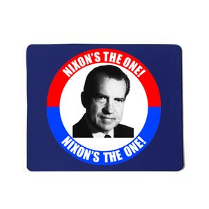 Retro Richard Nixon Nixon's The One Presidential Campaign Mousepad