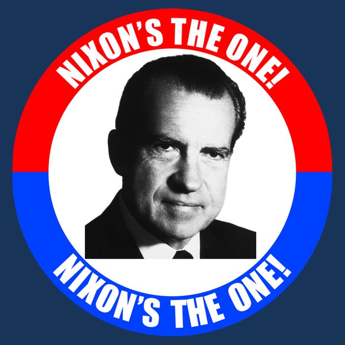 Retro Richard Nixon Nixon's The One Presidential Campaign Baby Bodysuit