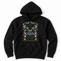 Retro Robot Ugly Christmas Sweater Hoodie