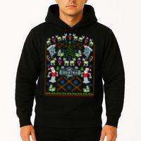 Retro Robot Ugly Christmas Sweater Hoodie
