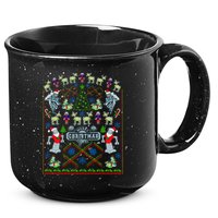 Retro Robot Ugly Christmas Sweater 15oz Campfire Ceramic Mug