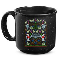 Retro Robot Ugly Christmas Sweater 15oz Campfire Ceramic Mug