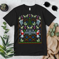 Retro Robot Ugly Christmas Sweater Premium T-Shirt