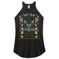 Retro Robot Ugly Christmas Sweater Women's Perfect Tri Rocker Tank