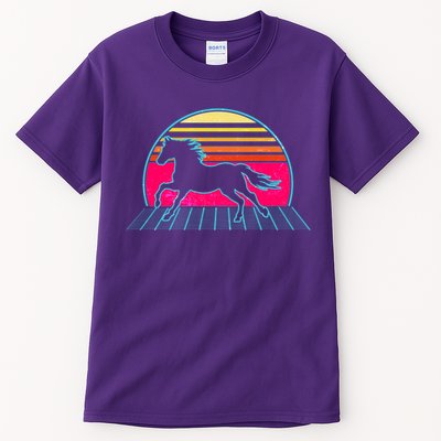Retro Running Horse Silhouette Tall T-Shirt