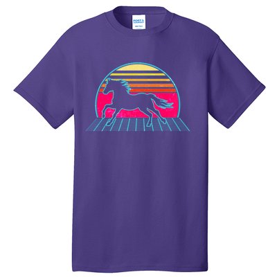 Retro Running Horse Silhouette Tall T-Shirt