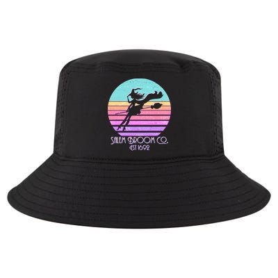 Retro Salem Broom Co. Est 1692 Halloween Cool Comfort Performance Bucket Hat