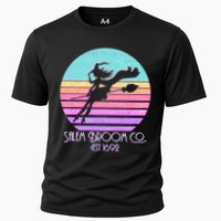 Retro Salem Broom Co. Est 1692 Halloween Cooling Performance Crew T-Shirt