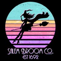 Retro Salem Broom Co. Est 1692 Halloween Cooling Performance Crew T-Shirt