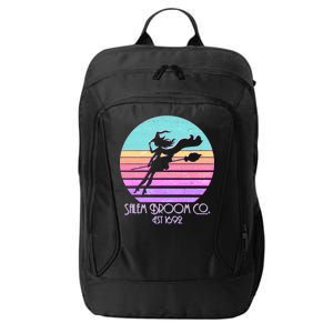 Retro Salem Broom Co. Est 1692 Halloween City Backpack