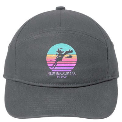 Retro Salem Broom Co. Est 1692 Halloween 7-Panel Snapback Hat