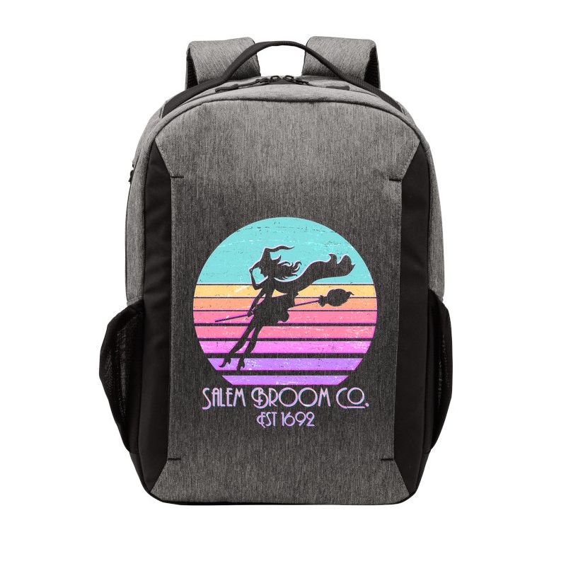 Retro Salem Broom Co. Est 1692 Halloween Vector Backpack