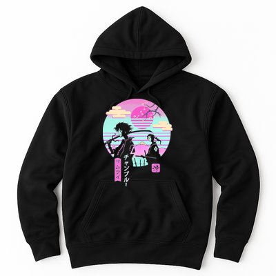 Retro Samurai Chillhop Anime Hoodie
